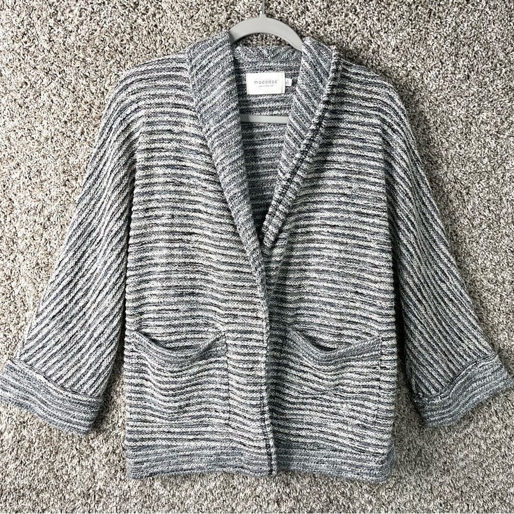 Mododoc Sweater Women’s Small Button Snap Knit Cardigan